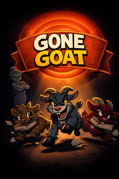 Gone Goat card game poster